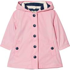Stripes Rain Jackets Children's Clothing Hatley Lining Splash Jacket - Classic Pink with Navy Stripe (RC8PINK248)