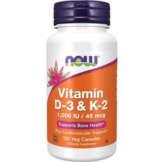 Now Foods Vitamin D3 & K2 1000iu 120 pcs