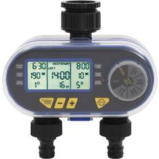 Blue Water Controls vidaXL Automatic Digital Water Timer with Dual Outlet