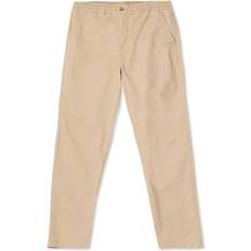 Polo Ralph Lauren M - Men Trousers Polo Ralph Lauren Twill Prepster Drawstring Trousers - Vintage Khaki