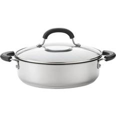 Stainless Steel Shallow Casseroles Circulon - with lid 24 cm