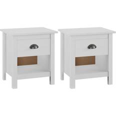 vidaXL Hill Range Bedside Table 35x46cm