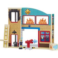 Fireman Sam Toys Fireman Sam Wooden Fire Station