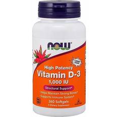 Now Foods Vitamin D-3 1000IU 360 pcs