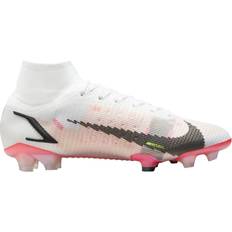 Nike Mercurial Superfly 8 Elite FG - White/Bright Crimson/Pink Blast