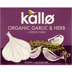 Broth & Stock Kallo Organic Garlic & Herb Stock Cubes 66g 6pcs
