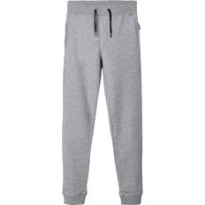 Name It Solid Coloured Sweat Pants - Grey/Grey Melange (13153684)