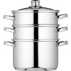 Silver Other Pots KitchenCraft 3-Tier with lid 22 cm