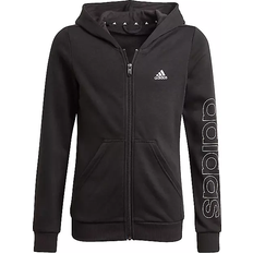 Adidas Junior Essentials Full-zip Hoodie - Black/White (GN4050)