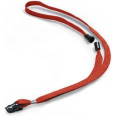 Red Workplace Signs Durable Textile Necklace with Safety Release