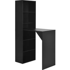 Black Bar Tables vidaXL - Bar Table 59x115cm