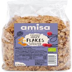 Amisa Organic Crispy Spelt Flakes with Honey 250g