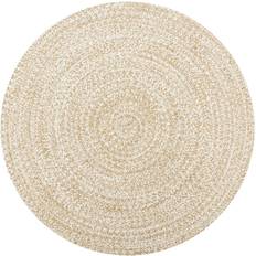 vidaXL Jute White, Natural 120cm