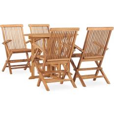 vidaXL 3059980 Patio Dining Set, 1 Table incl. 4 Chairs