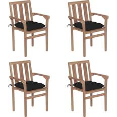 vidaXL 3073401 4-pack Garden Dining Chair