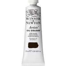 Black Oil Paint Winsor & Newton Winton Oil Color Ivory Black 37ml