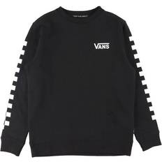 Vans Boy's Exposition Check Crew Pullover - Black (VN0A3HWCBLK)