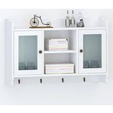 White Wall Cabinets vidaXL 242435 Wall Cabinet 68x44cm