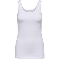 White - Women Tank Tops Only Basic Tank Top - White