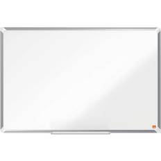 White Presentation Boards Nobo Premium Plus Steel Magnetic Whiteboard 90x60cm 90.3x59.4cm