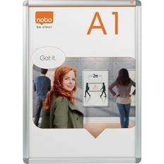 Nobo Premium Plus A1 Poster Frame Sign Holder with Snap Frame Photo Frame