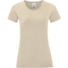 Fruit of the Loom Women's Iconic T-Shirt - Natural