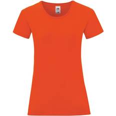 Fruit of the Loom Women's Iconic T-Shirt - Flame Red