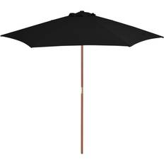 vidaXL Outdoor Parasol with Wooden Pole 313762 270cm