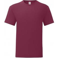 Fruit of the Loom Iconic T-shirt 5-pack - Burgundy