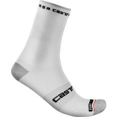 Castelli Sportswear Garment Socks Castelli Rosso Corsa Pro 15 Socks Men - White
