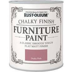 Rust-Oleum Chalky Finish Wood Paint Dusky Pink 0.75L