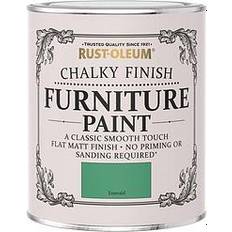 Rust-Oleum Chalky Finish Wood Paint Emerald 0.75L