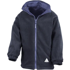 Result Kid's Reversible Storm Stuff Anti Pilling Fleece Waterproof Jacket - Royal/Navy