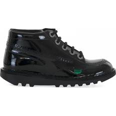 Boots Children's Shoes Kickers Youth Unisex Kick Hi Patent Leather - Black