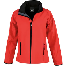 Result Mens Core Printable Softshell Jacket - Red/Black