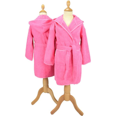 A&R Towels Kid's Hooded Bathrobe - Pink