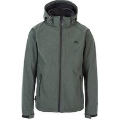 Trespass Rafi Hooded Softshell Jacket - Olive Marl