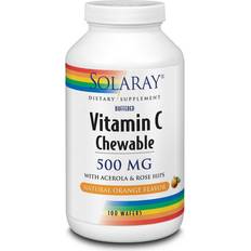 Solaray Vitamins & Minerals Solaray Vitamin C Chewable 500mg Orange 100 pcs