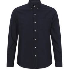 Colorful Standard Organic Button Down Shirt Unisex - Navy Blue