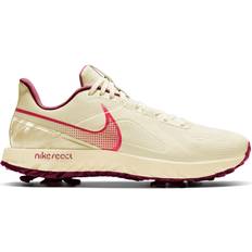 Nike Beige - Women Golf Shoes Nike React Infinity Pro - Sail/Fusion Red/Dark Beetroot