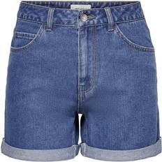 Only Women Trousers & Shorts Only Vega Life Hw Mamma Shorts - Blue/Medium Blue Denim