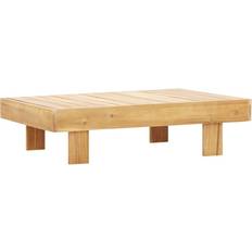 vidaXL Solid Acacia Wood Coffee Table 60x100cm