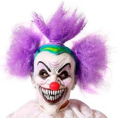 White Ani-Motion Masks Th3 Party Mask Olycksbringande Clown