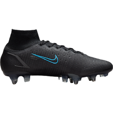 Soft Ground (SG) - Synthetic Football Shoes Nike Mercurial Superfly 8 Elite SG-Pro AC M - Black/Iron Grey