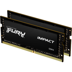 16 GB - DDR4 RAM Memory Kingston Fury Impact SO-DIMM DDR4 2666MHz 2x8GB (KF426S15IBK2/16)