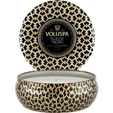 Voluspa Suede Noir 3 Wick Tin Scented Candle 340g