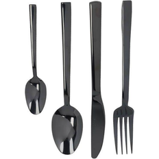 Black Cutlery Mikasa Ciara Diseno Cutlery Set 16pcs