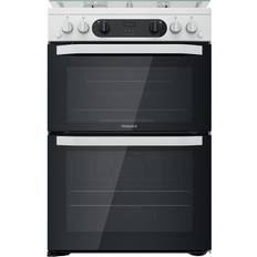 60cm - A+ Ceramic Cookers Hotpoint HDM67G0CCW/UK White