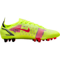 Nike Green Football Shoes Nike Mercurial Vapor 14 Elite AG - Volt/Black/Bright Crimson