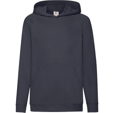 Fruit of the Loom Kid's Lightweight Hooded Sweatshirt - Deep Navy